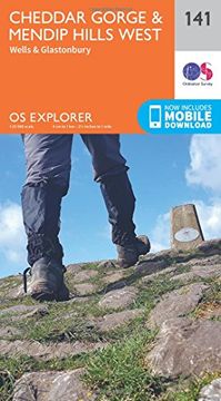 portada Cheddar Gorge and Mendip Hills West 1 : 25 000 (OS Explorer Map)