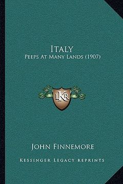 portada italy: peeps at many lands (1907) (en Inglés)