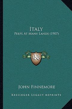 portada italy: peeps at many lands (1907) (in English)