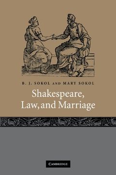 portada Shakespeare, Law, and Marriage (en Inglés)