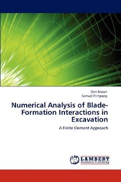portada numerical analysis of blade-formation interactions in excavation