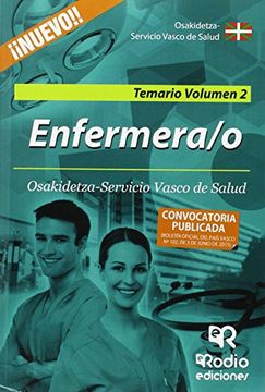 portada Enfermera/o. Temario General Volumen 2. Osakidetza-Servicio Vasco de Salud (OPOSICIONES)
