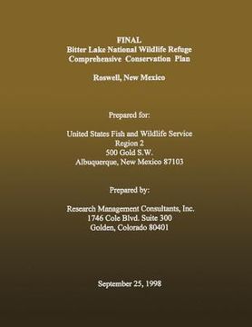 portada Final Bitter Lake National Wildlife Refuge Comprehensive Conservation Plan
