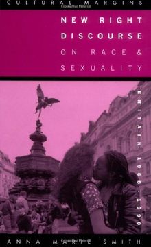 portada New Right Discourse on Race and Sexuality Paperback: Britain, 1968-1990 (Cultural Margins) (en Inglés)