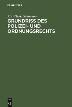 portada Grundriß des Polizei- und Ordnungsrechts (en Alemán)