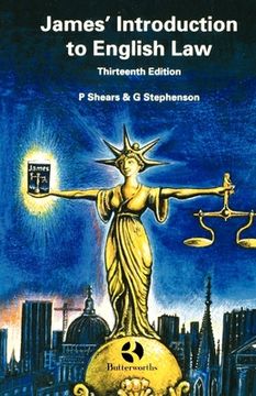 portada James' Introduction to English law 