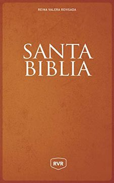 portada Santa Biblia Reina Valera Revisada Rvr, Letra Extra Grande, Tamaño Manual, Letra Roja, Rústica