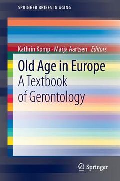 portada old age in europe: a textbook of gerontology