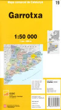 portada Mapa Comarcal de Catalunya 1: 50 000. Garrotxa - 19
