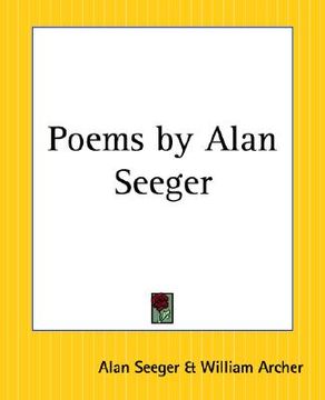 portada poems by alan seeger (in English)