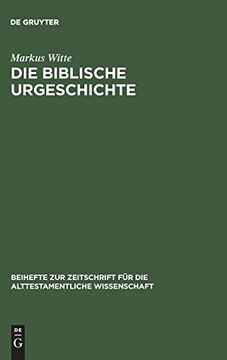 portada Die Biblische Urgeschichte (en Alemán)