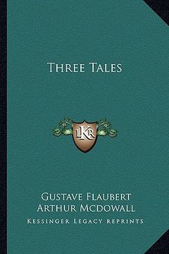 portada three tales (en Inglés)
