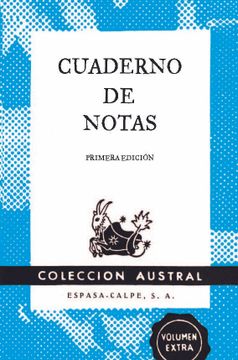 portada cuaderno de notas azul 9x14cm (in Spanish)