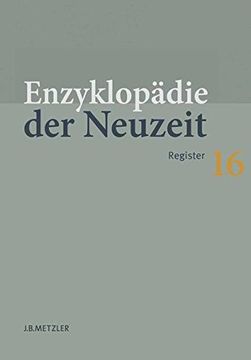 portada Enzyklopädie Der Neuzeit: Band 16: Register (en Alemán)