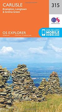 portada Carlisle, Brampton, Longtown and Gretna Green 1 : 25 000 (OS Explorer Active Map)