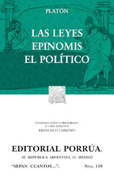 portada Las leyes · Epinomis · El político (in Spanish)