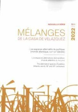 portada Melanges de la Casa de Velazquez. (52-1) 2022 (in Spanish)