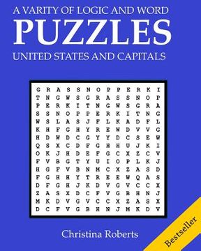 portada Puzzles United States and Capitals: A Variety of Logic and Word Puzzles (en Inglés)