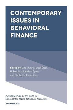 portada Contemporary Issues in Behavioral Finance (Contemporary Studies in Economic and Financial Analysis) (in English)