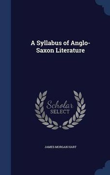 portada A Syllabus of Anglo-Saxon Literature