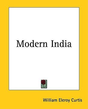 portada modern india (en Inglés)