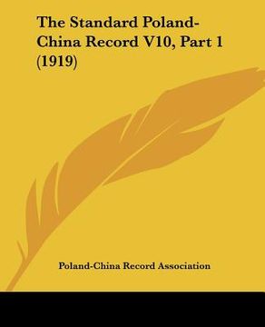 portada the standard poland-china record v10, part 1 (1919) (en Inglés)