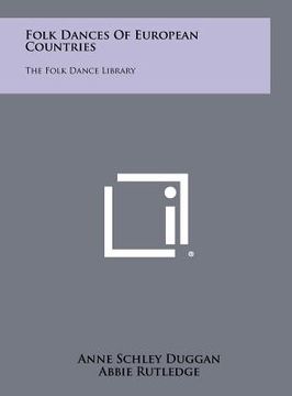 portada folk dances of european countries: the folk dance library (en Inglés)