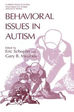 portada Behavioral Issues in Autism (en Inglés)