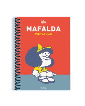 portada Agenda 2023 Mafalda [Tapa Roja] [Dos Paginas por Semana] (in Spanish)
