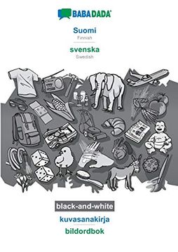 portada Babadada Blackandwhite, Suomi Svenska, Kuvasanakirja Bildordbok Finnish Swedish, Visual Dictionary (en Finlandés)