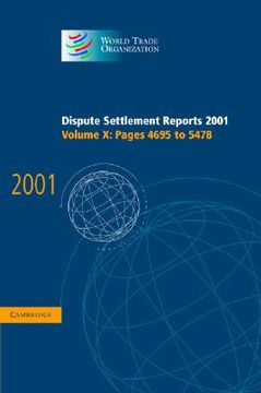 portada dispute settlement reports 2001: volume 10, pages 4695-5478