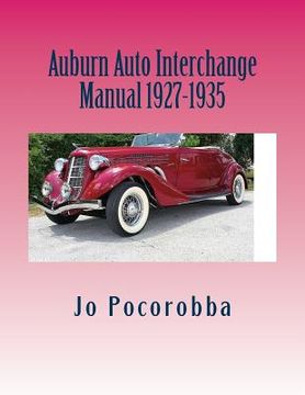 portada Auburn Auto Interchange Manual 1927-1935 (en Inglés)