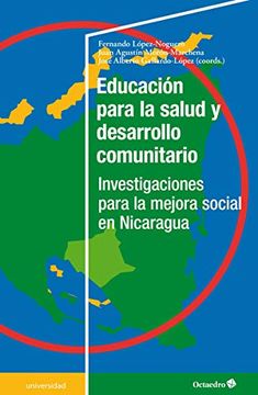 portada Educación Para la Salud y Desarrollo Comunitario: Investigacaiones Para la Mejora Social en Nicaragua (Universidad)