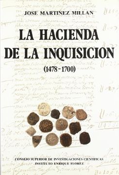 portada La hacienda de la Inquisicion, 1478-1700 (Monografias de historia eclesiastica) (Spanish Edition)