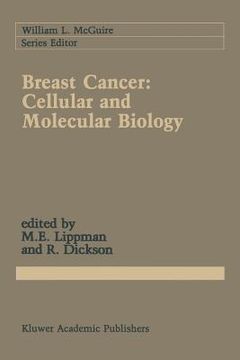 portada Breast Cancer: Cellular and Molecular Biology (en Inglés)