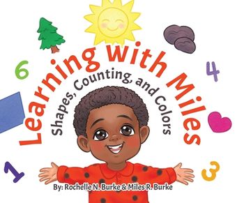 portada Learning with Miles: Shapes, Counting, and Colors (en Inglés)