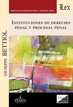 portada Instituciones de Derecho Penal y Procesal Penal