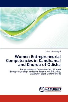 portada women entrepreneurial competencies in kandhamal and khurda of odisha (en Inglés)