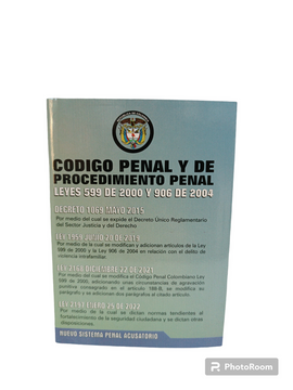 portada CODIGO PENAL Y DE PROCEDIMIENTO PENAL (in Spanish)