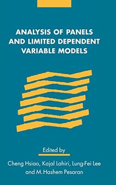 portada Analysis of Panels and Limited Dependent Variable Models (Studies in Monetary & Financial History) (en Inglés)
