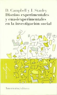 portada Diseños Experimentales y Cuasiexperimentales en la Investigación Social