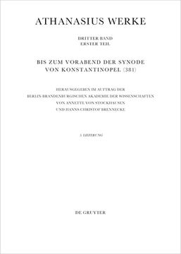 portada Bis zum Vorabend der Synode von Konstantinopel (381) (en Griego Antiguo)