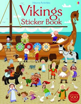 portada Vikings Sticker Book (Young History Sticker Books) (in English)