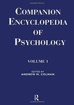 portada Companion Encyclopedia of Psychology: 2-Volume set (Routledge Companion Encyclopedias) (in English)