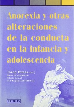 portada Anorexia y Otras Alteraciones de la Conducta en la Infancia y la Adolescencia (in Spanish)