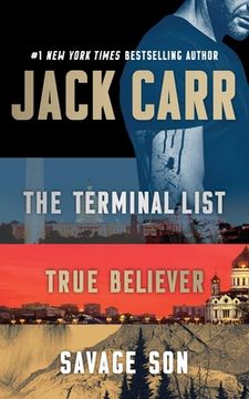 portada Jack Carr Boxed Set: The Terminal List, True Believer, and Savage son (Terminal List, 1-3) (en Inglés)