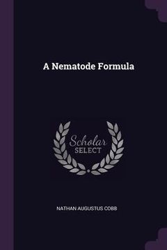 portada A Nematode Formula (in English)