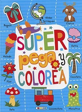 portada Super Pega y Colorea