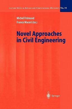 portada novel approaches in civil engineering (in English)