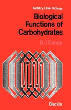 portada biological functions of carbohydrates (en Inglés)